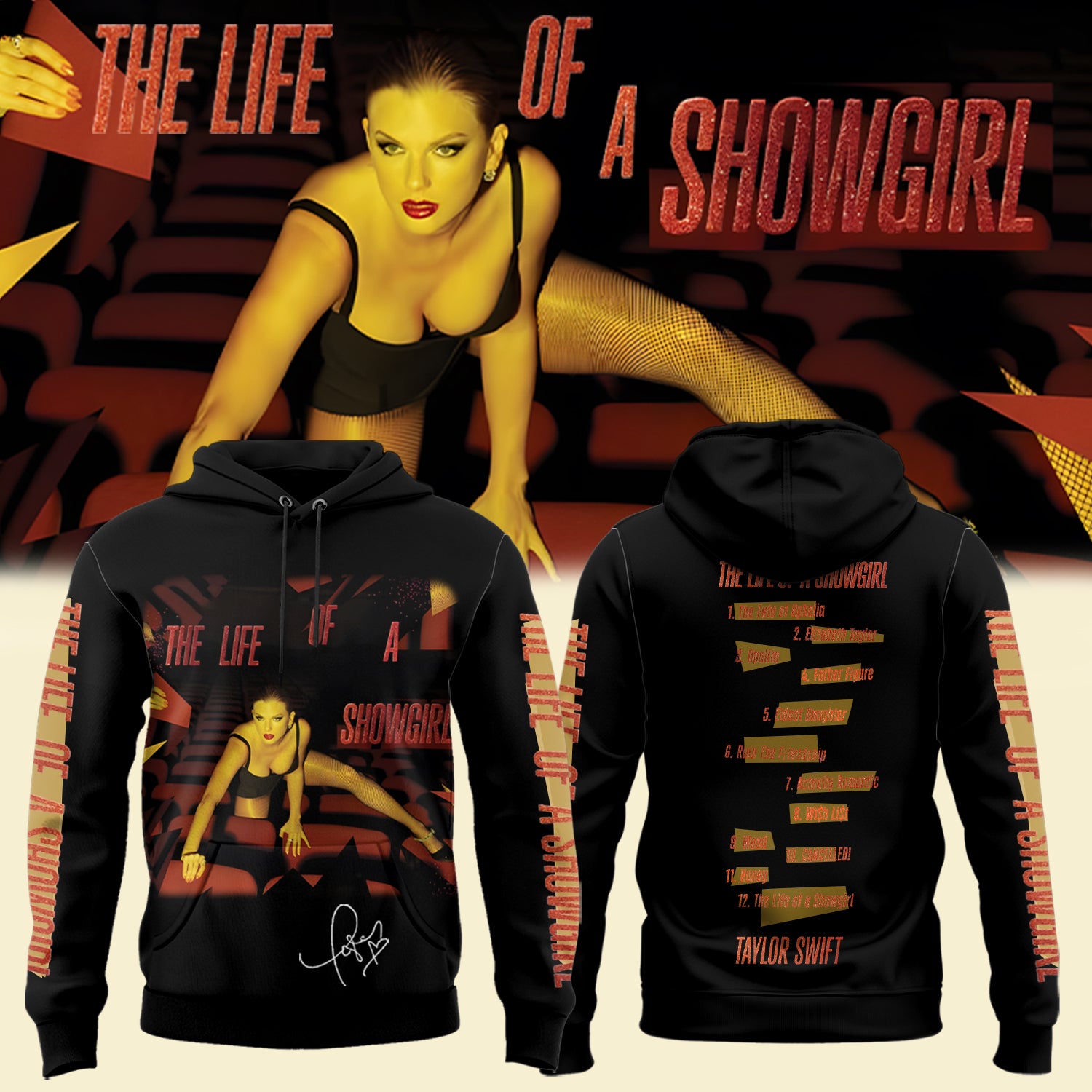 TS – The Life of a Showgirl Limited Edition Hoodie