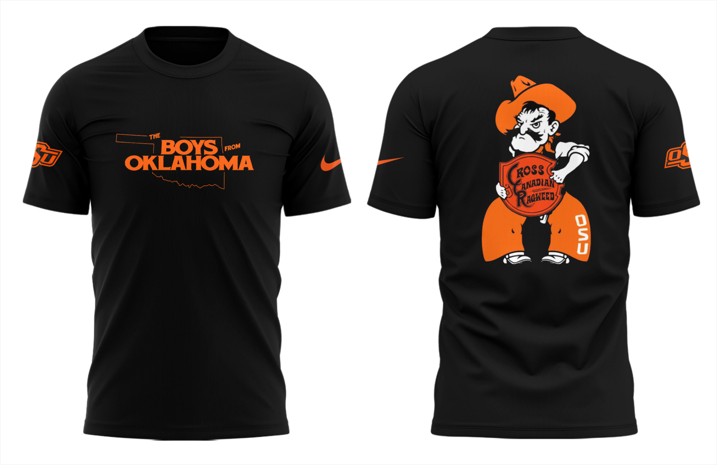 Cowboys Limited The Boys From Oklahoma Black T-Shirt-PU041125003