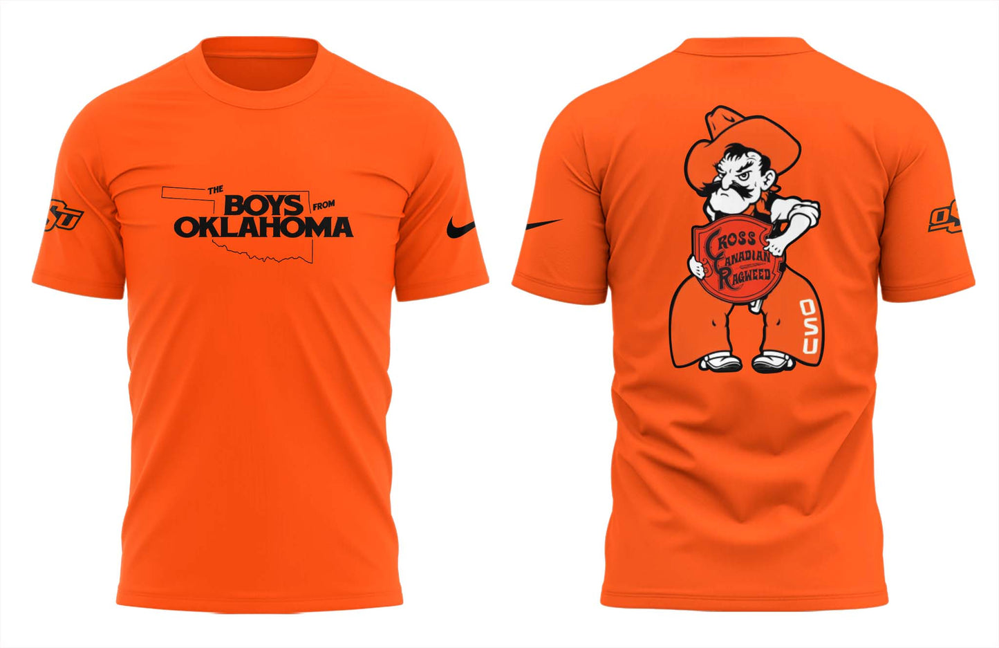 Cowboys Limited The Boys From Oklahoma Orange T-Shirt-PU25041110