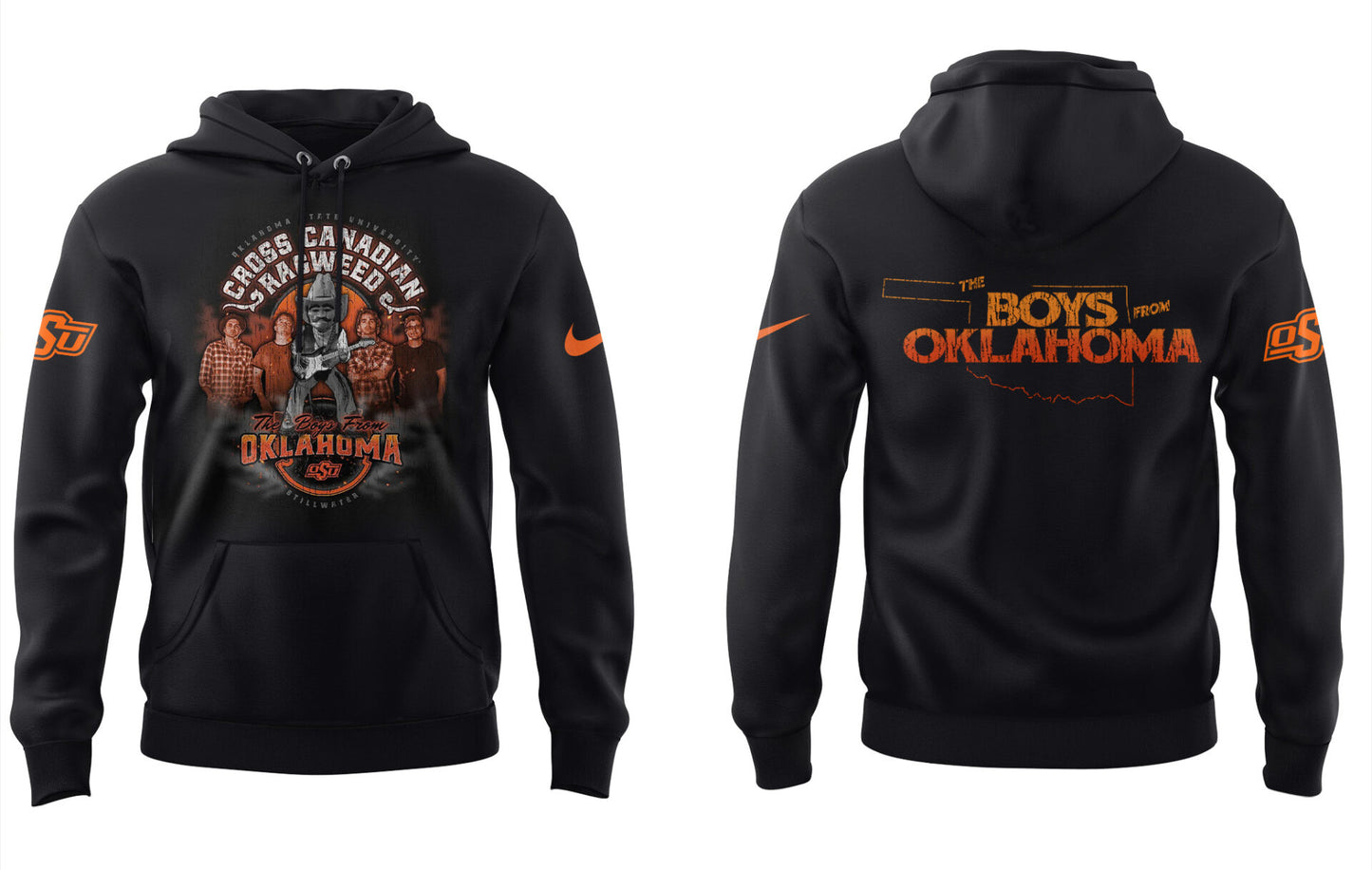 Cowboys Limited The Boys From Oklahoma Black Hoodie-PU25041119