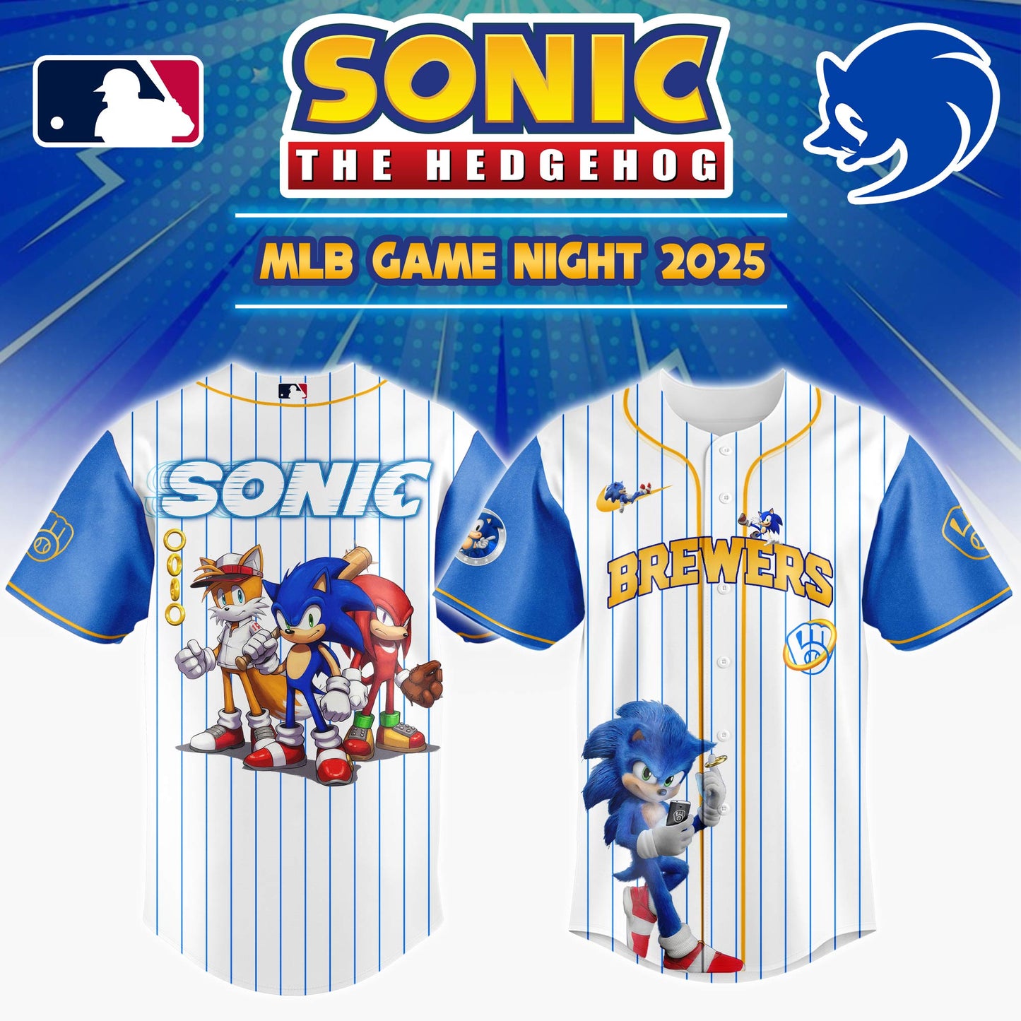 Milwaukee Brewers x Socnic Game Night Jersey 2025 Editons Limited