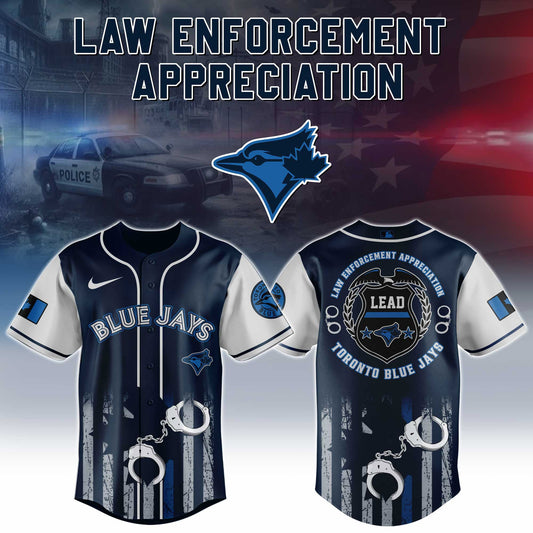 .    Toronto Blue Jays MLB x Law Enforcement Appreciation Day Jersey Limited