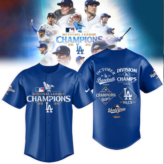 Los Angeles Dodgers NATIONAL LEAGUE CHAMPIONS 2025 Jersey