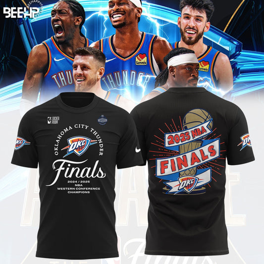Oklahoma City Thunder 2025 Western Conference Champions T-Shirt