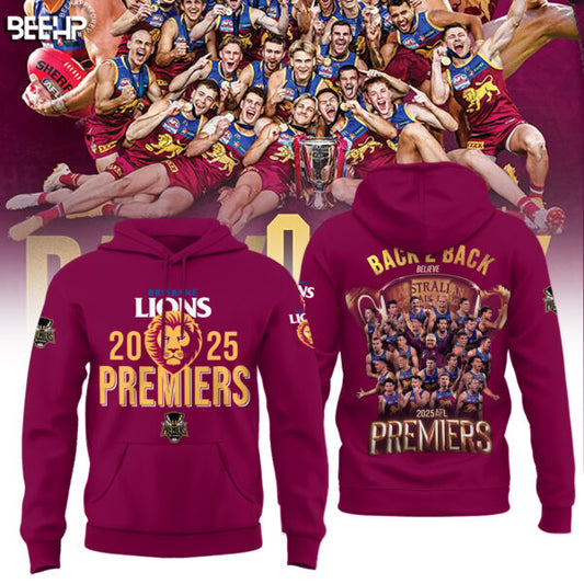 Brisbane Lions 2025 Premiers Limited Edition Shirt v2