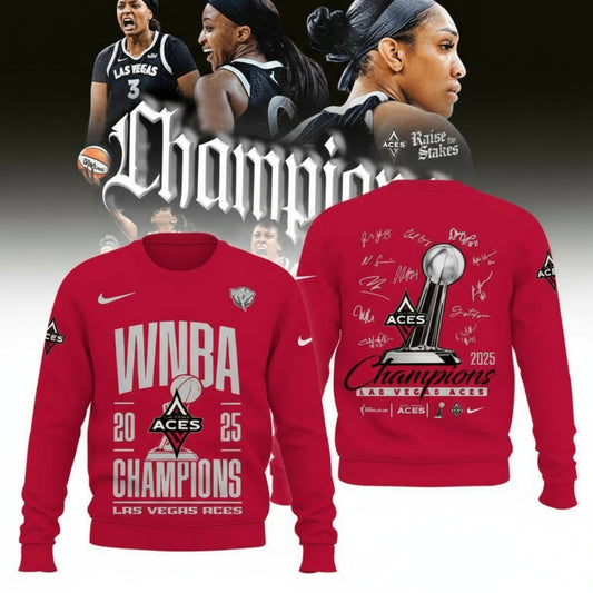 Las Vegas Aces 2025 WNBA Champions Limited Edition Sweatshirt