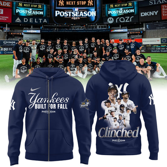 New York Yankees October 2025 Postseason ZipHoodie