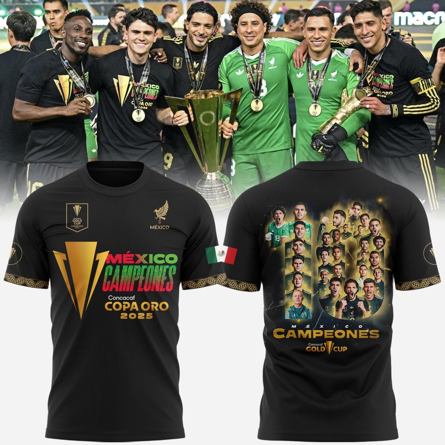 Limited Edition México x Concacaf Gold Cup 2025 TShirt