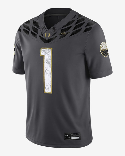 Limited Edition Ducks FB A Tribute to Phil and Bill “ShoeDuck” Black Jersey-AB0914250031