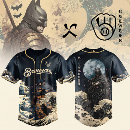 Milwaukee Brewers x Batman Night Limited Edition Jersey 2025