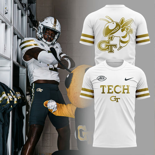 . Georgia Tech Football. The look. The Flats. The Buzz Combo Shirt
