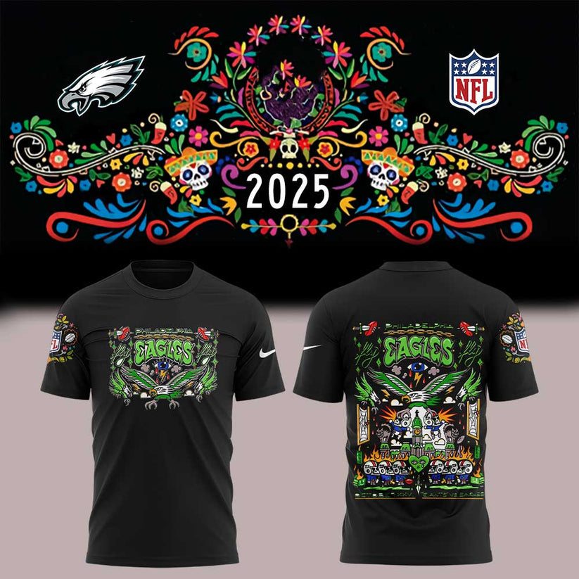 Philadelphia Eagles Hasta La Muerte 2025 Combo T-Shirt