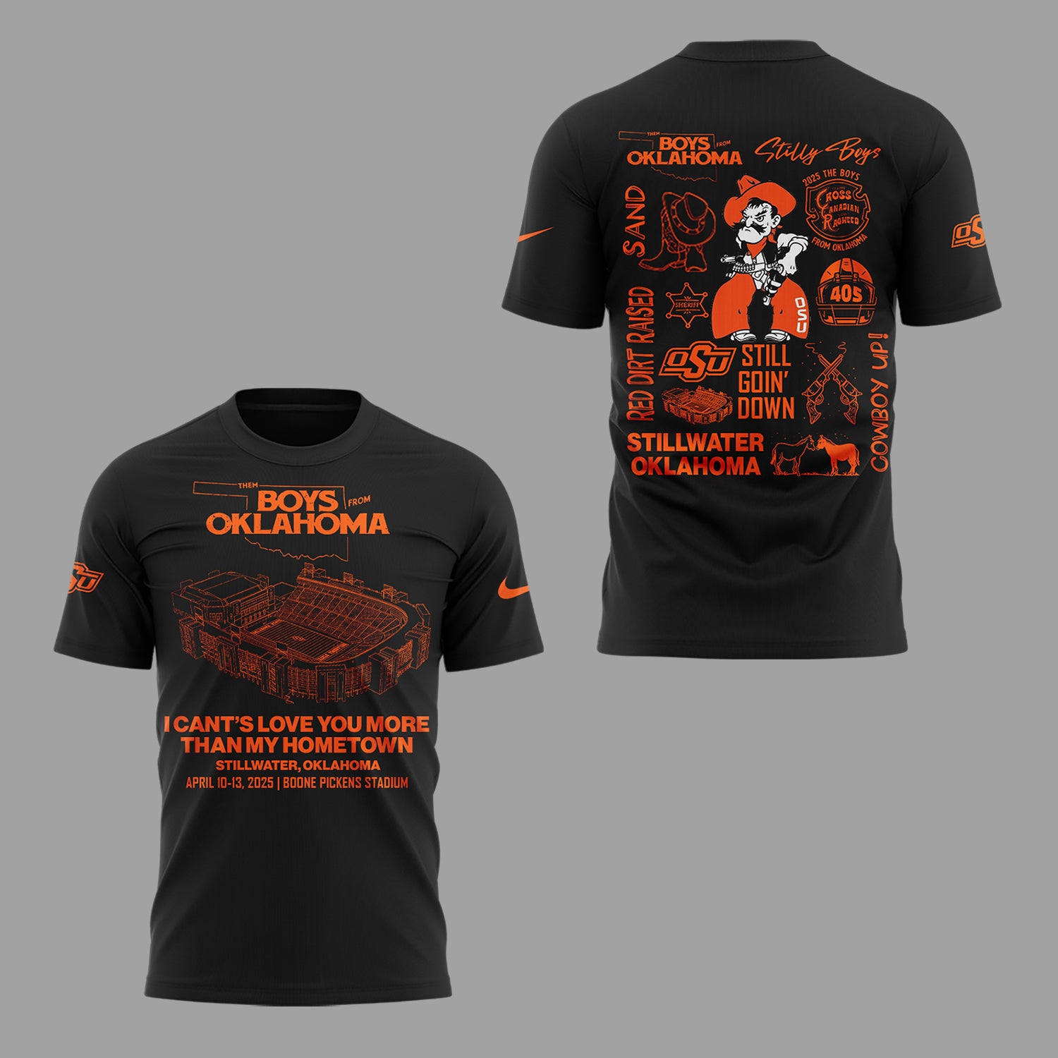Limited Edition The Boys From Oklahoma Black T-Shirt-ND04122516