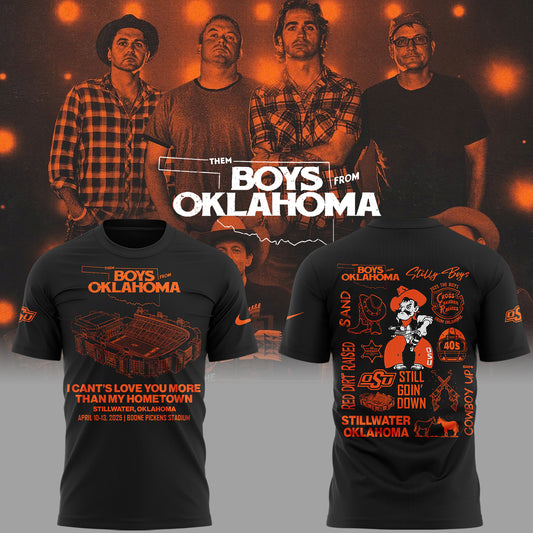 Limited Edition The Boys From Oklahoma Black T-Shirt-ND04122516