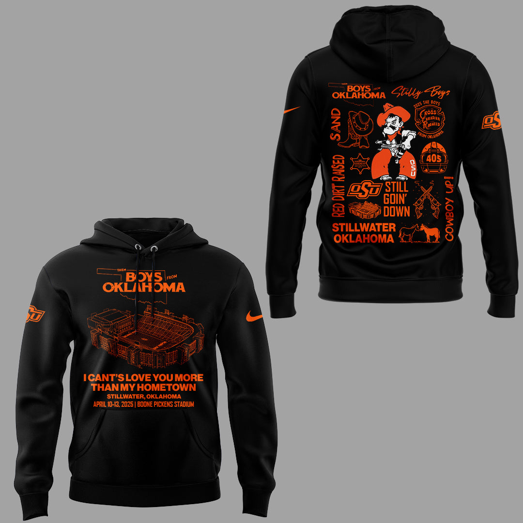 Limited Edition The Boys From Oklahoma Black Hoodie-ND04122517