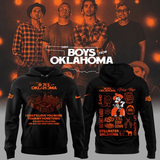 Limited Edition The Boys From Oklahoma Black Hoodie-ND04122517