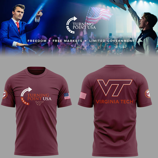 Limited Edition Virginia Tech x Turning Point USA Shirt