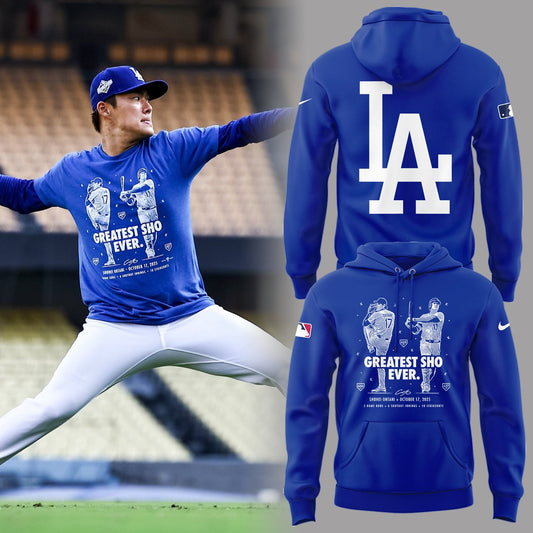 Limited Editon Dodgers x Greatest Sho Ever Hoodie