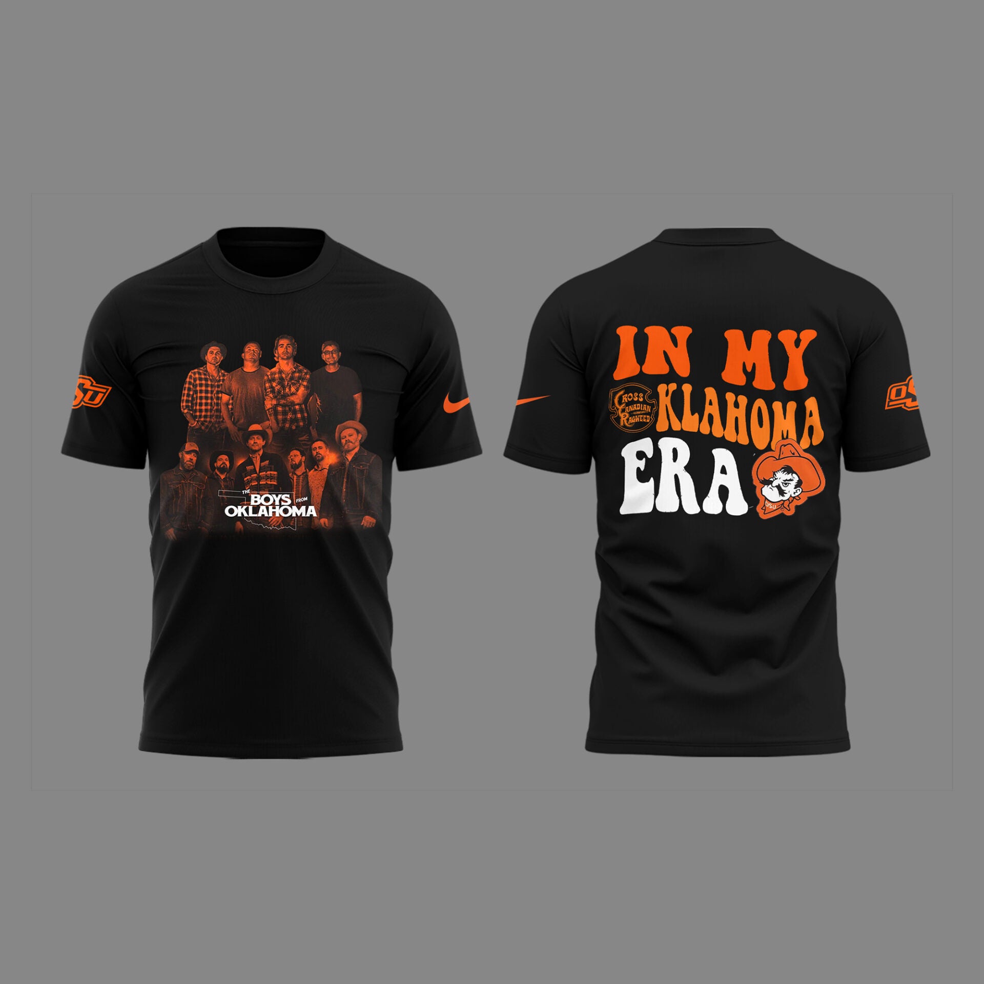 Cowboys Limited The Boys From Oklahoma Black T-Shirt-PU041125001