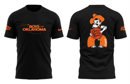 Cowboys Limited The Boys From Oklahoma Black T-Shirt-PU041125003