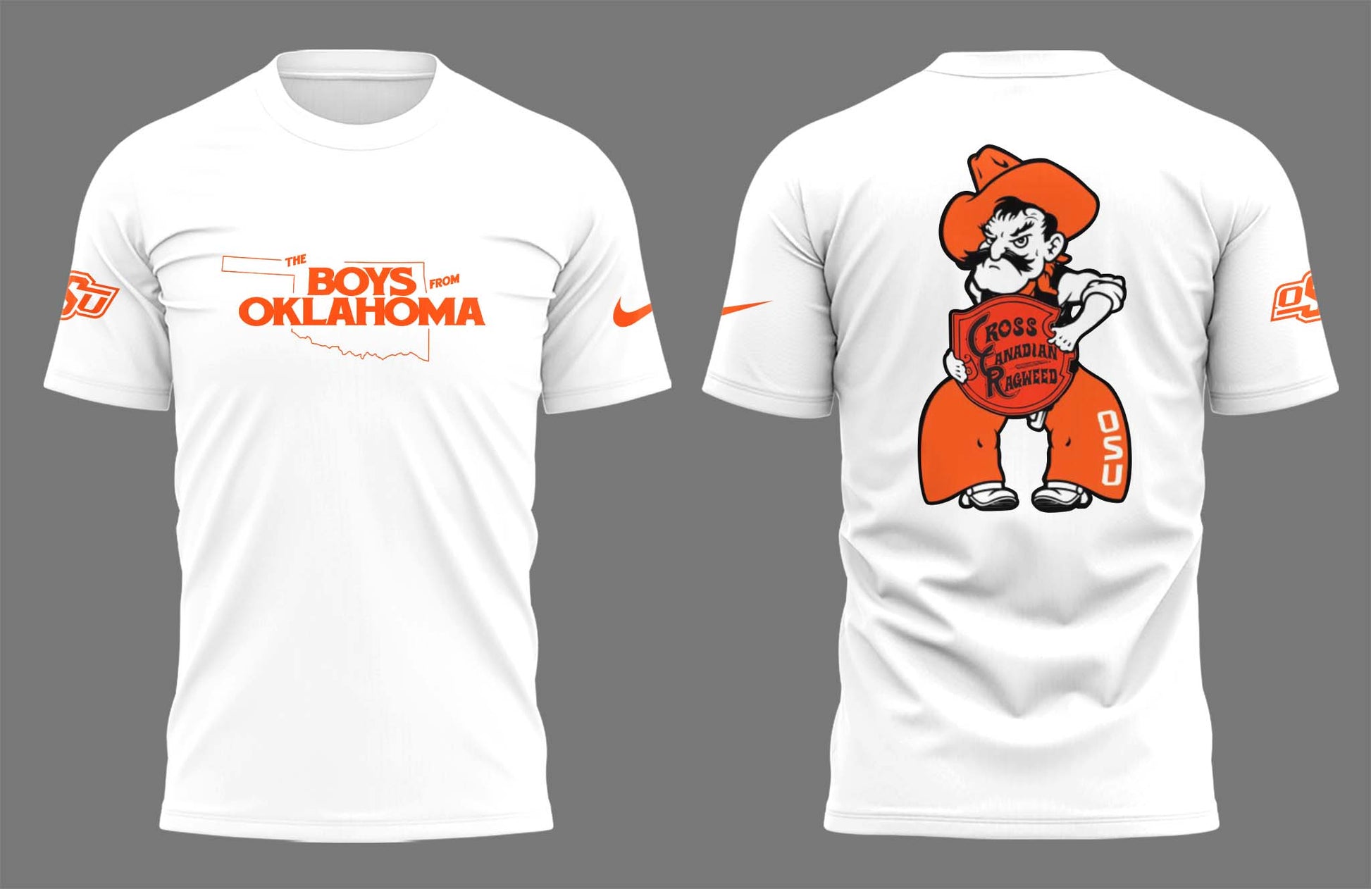 Cowboys Limited The Boys From Oklahoma White T-Shirt-PU25041109