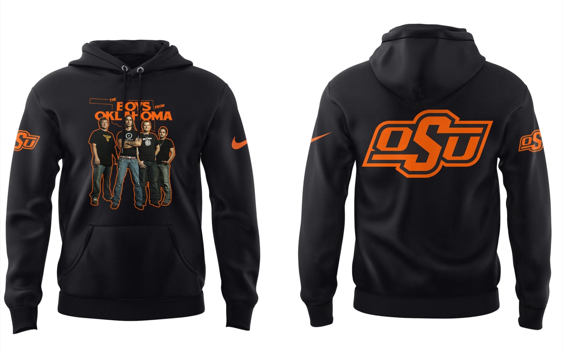 Cowboys Limited The Boys From Oklahoma Black Hoodie-PU25041117