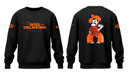 Cowboys Limited The Boys From Oklahoma Black Sweatshirt-PU25041126