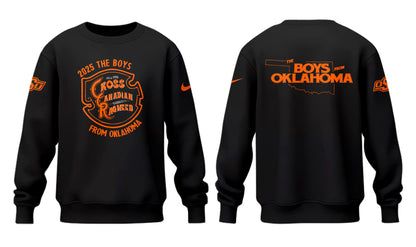 Cowboys Limited The Boys From Oklahoma Black Sweatshirt-PU25041127