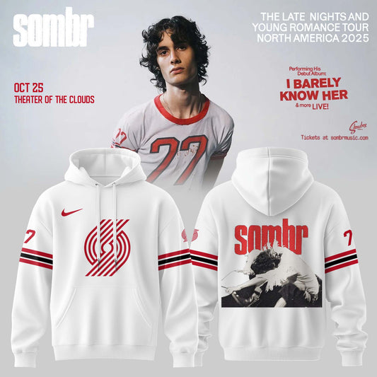 _ Portland Trail Blazers X Sombr - The Late Nights &amp; Young Romance Tour Merch