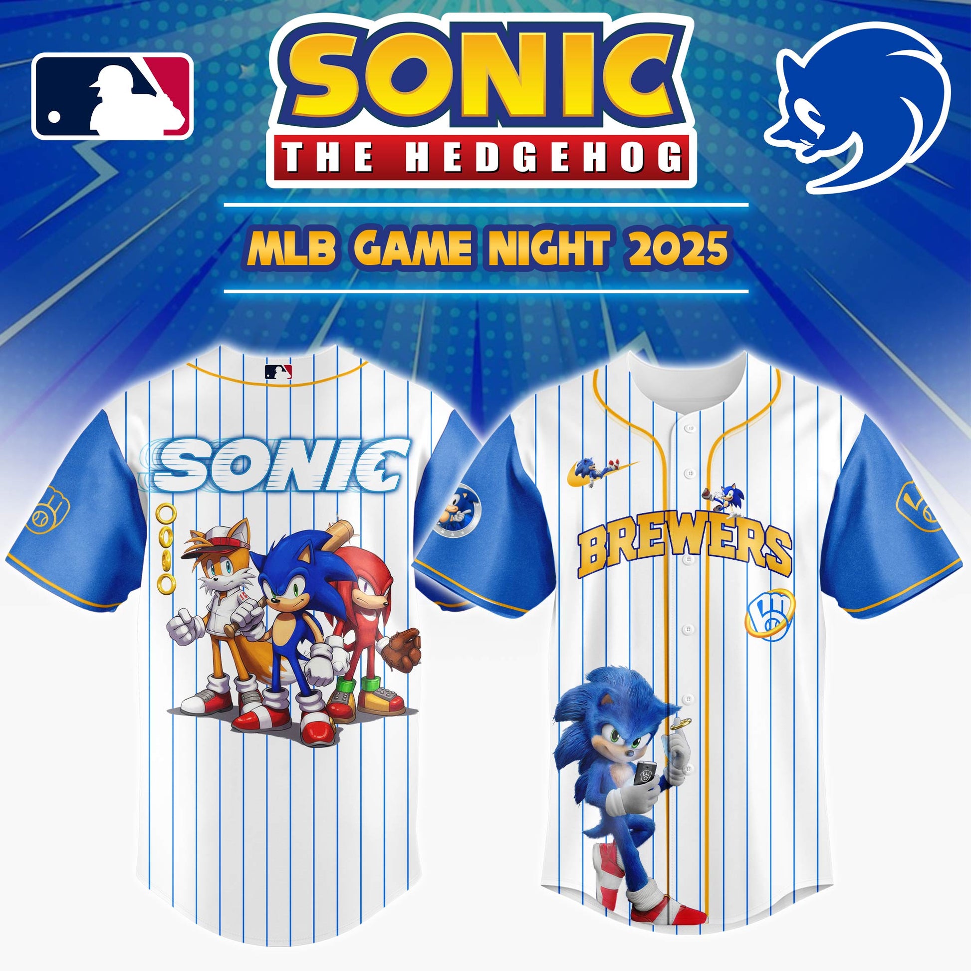 Milwaukee Brewers x Socnic Game Night Jersey 2025  Editons Limited
