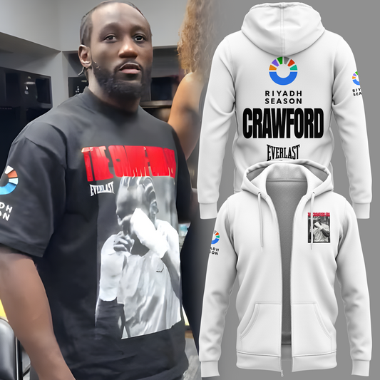 Exclusive Version The Crawford Era White Zip Hoodie 2025