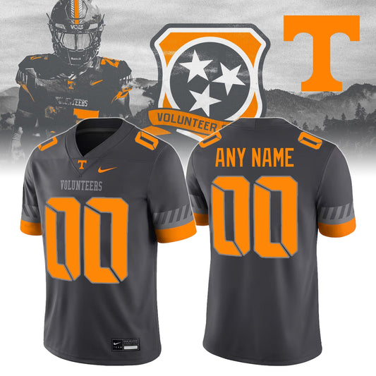 2025 Tennessee Volunteers Grey Football Jersey Exclusive Design