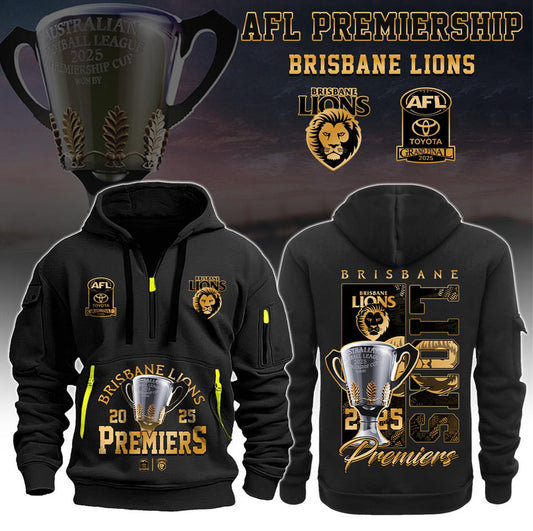 Brisbane Lions – AFL 2025 Champions Half Zip
