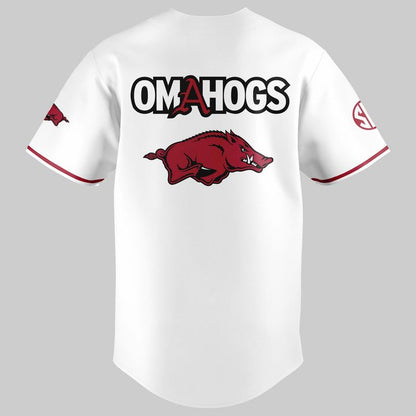 Special New Men's College World Series Omahogs Baseball Jersey