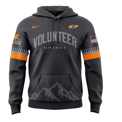 Special 2025 Smoke Grey Tennessee Volunteers Spirit Football Hoodie