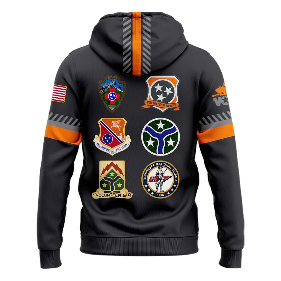 Special 2025 Smoke Grey Tennessee Volunteers Spirit Football Hoodie