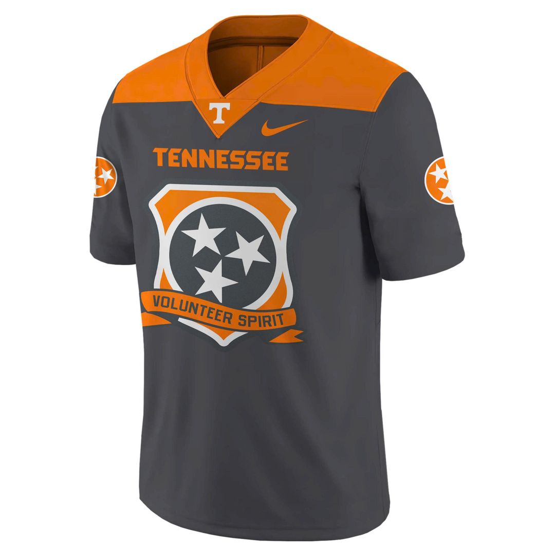 Exclusive Design 2025 Tennessee Volunteers Grey Football Jersey