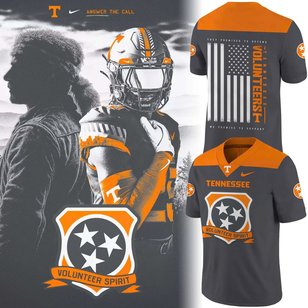 Exclusive Design 2025 Tennessee Volunteers Grey Football Jersey