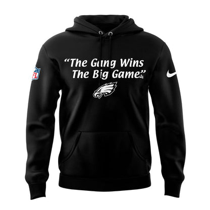 Unisex Philadelphia Eagles x It's Always Sunny in Philadelphia Homage Charcoal The Big Game Tri-Blend Hoodie