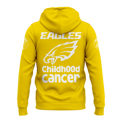 Philadelphia Eagles Childhood Cancer Awareness Day 2025 Hoodie v2