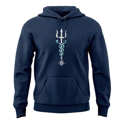Seattle Mariners Vintage Trident Hoodie - Limited Edition