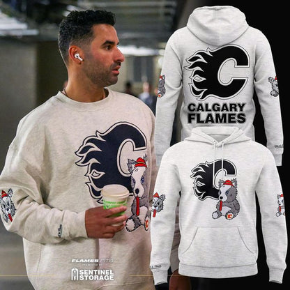 Mitchell & Ness Calgary Flames NHL Hoodie V1