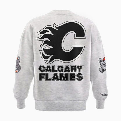 Mitchell & Ness Calgary Flames NHL Sweatshirt V1