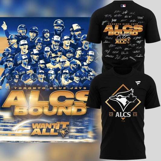 Limited Edition Youth Toronto Blue Jays Fanatics Black 2025 American League Division Series Champions Locker Room T-Shirt