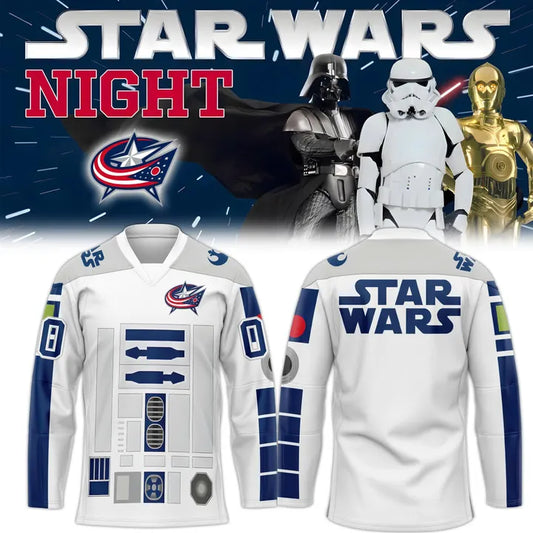 Columbus Blue Jackets 2025 Star Wars Night Jerseys