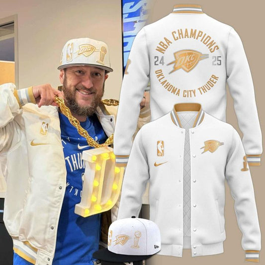 Oklahoma City Thunder's 2025 Ring Ceremony Jacket