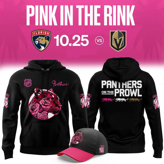Florida Panthers 2025 Pink in the Rink Limited Edition Hoodie (V1)