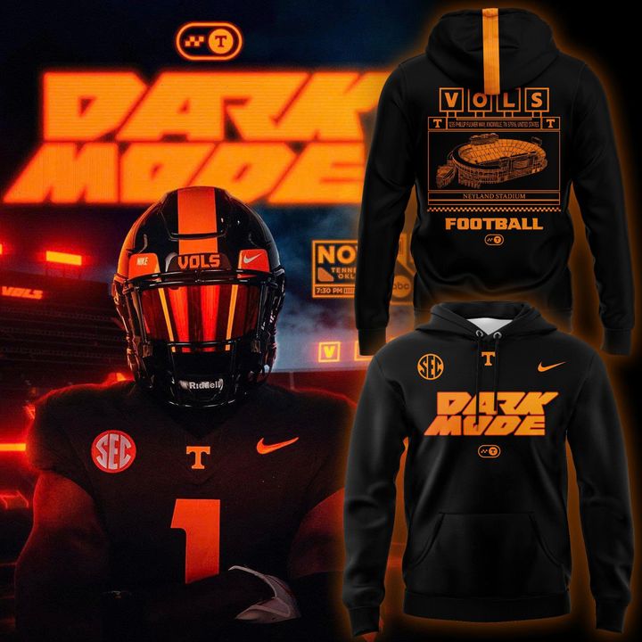 Limited Edition Tennessee Football hoodie dark mode Hoodie