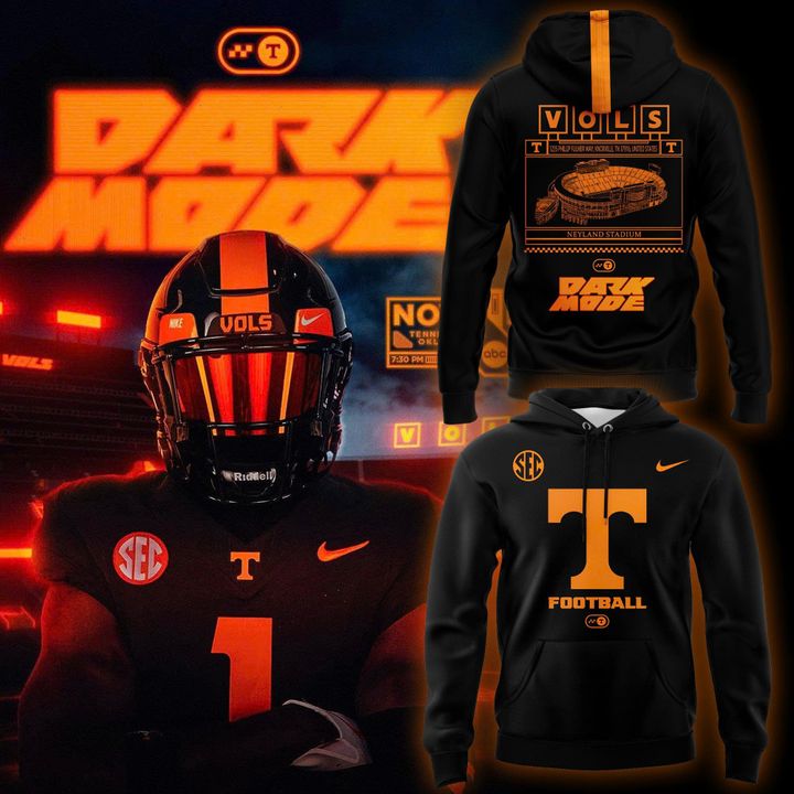 Limited Edition Tennessee Football hoodie dark mode