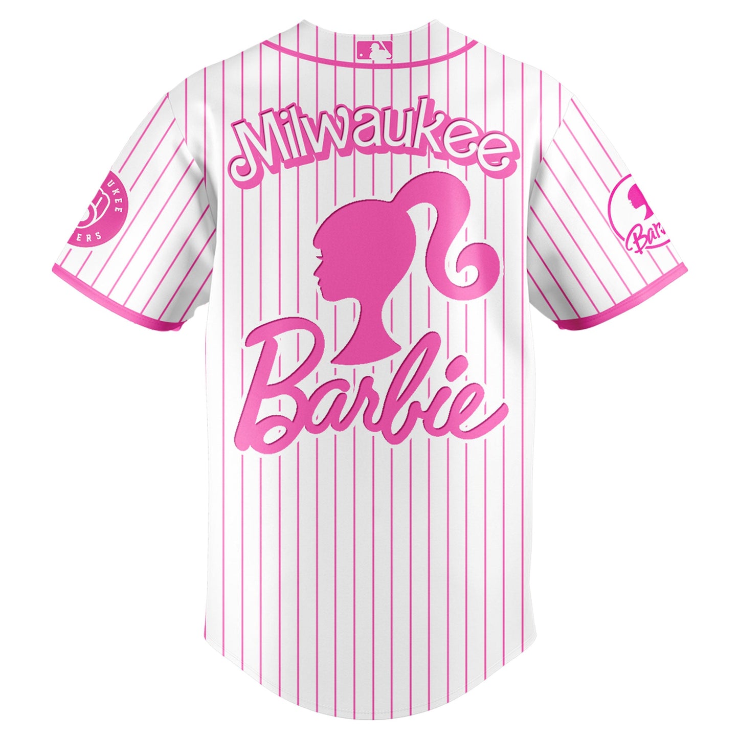 .    Milwaukee   Brewers MLB x Barbie Night Game Limited Edition Jersey 2025 v1